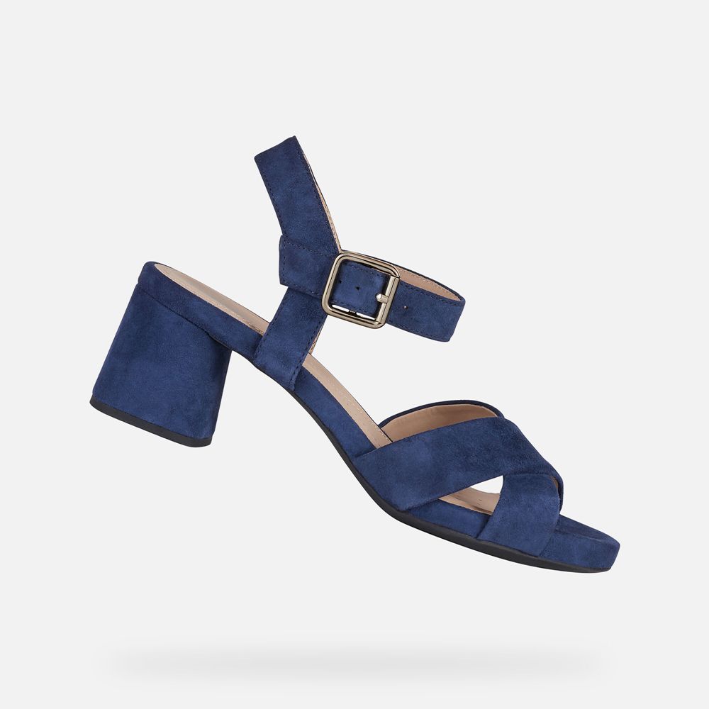 Sandales Geox Genziana - Bleu - Femme 534908-RFK